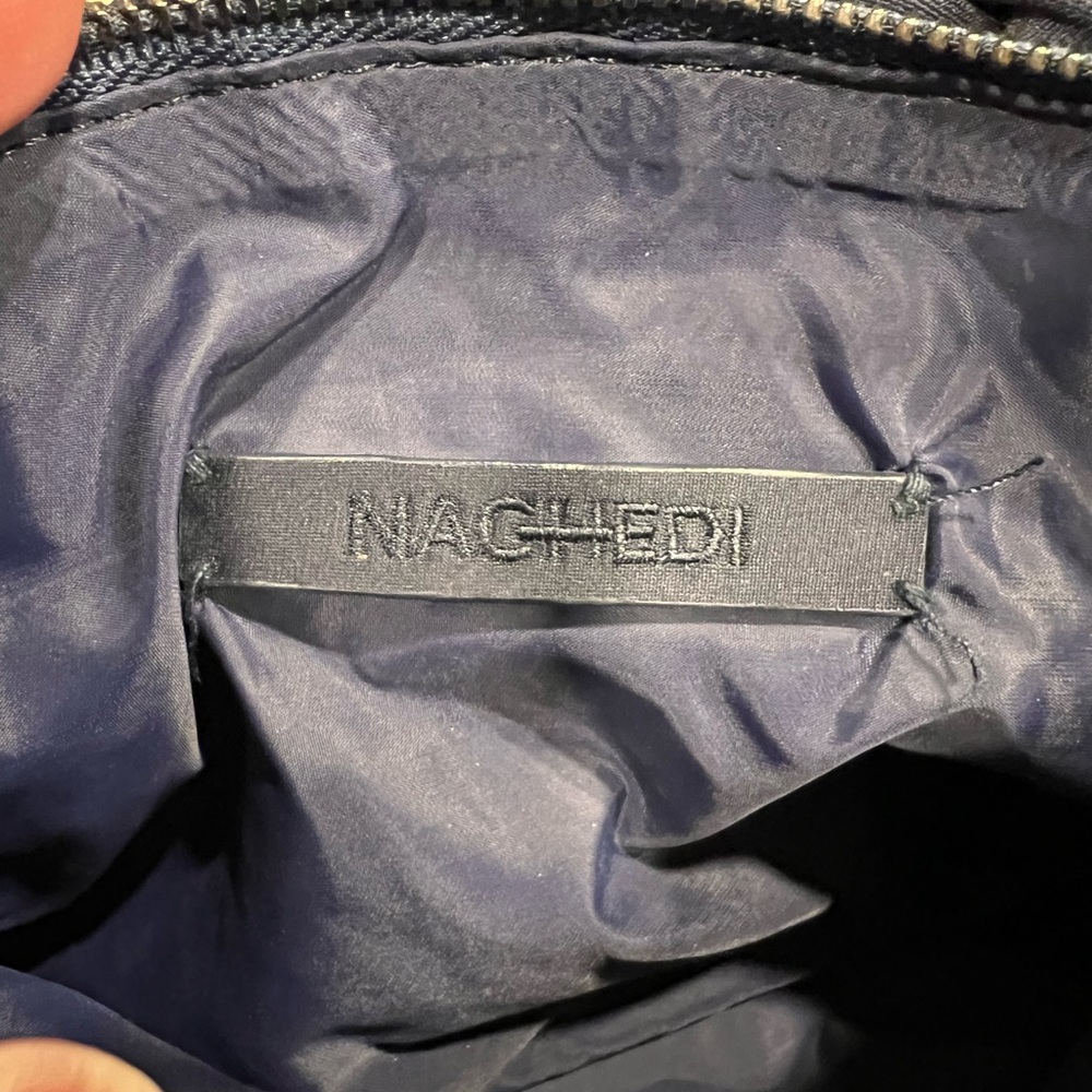 Naghedi Midnight Blue Woven Bag Set, small - Picture 4 of 4